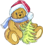 Weihnachts-Teddy / Christmas Teddy