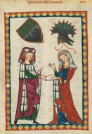 Codex Manesse - Herr Burkart von Hohenfels