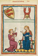 Codex Manesse - Herr Engelhardt von Adelnburg
