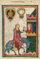 Codex Manesse - Herr Bruno von Hornberg