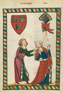 Codex Manesse - Von Stadegge (Rudolf II. von Stadeck)