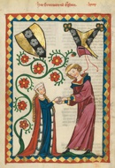 Codex Manesse - Herr Brunwart von Augheim
