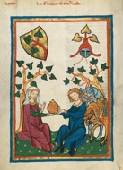 Codex Manesse - Herr von dem Vorste