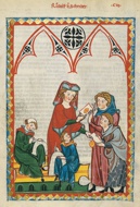 Codex Manesse - Rudolf der Schreiber