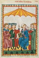 Codex Manesse - Meister Gottfried von Strassburg