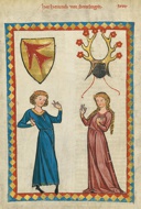 Codex Manesse - Herr Heinrich von Stretelingen