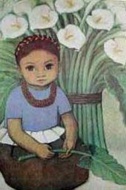 Diego Rivera, Mexican, Child and calla lillies