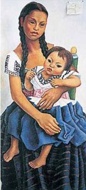 Diego Rivera, Mexican, defina flores y su sobrina modesta