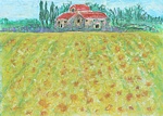 Sunflower Field, Côte d`Azur - Sonnenblumenfeld